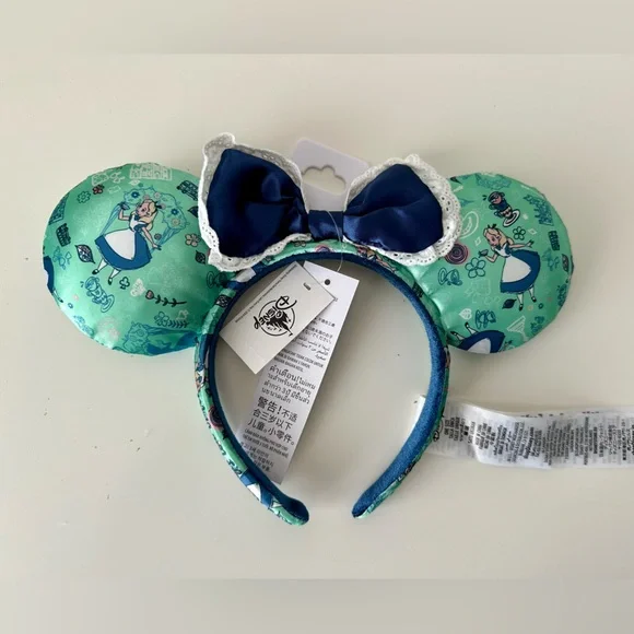 Disney Epcot UK Alice in Wonderland Headband ✨NEW✨ - Picture 1 of 7